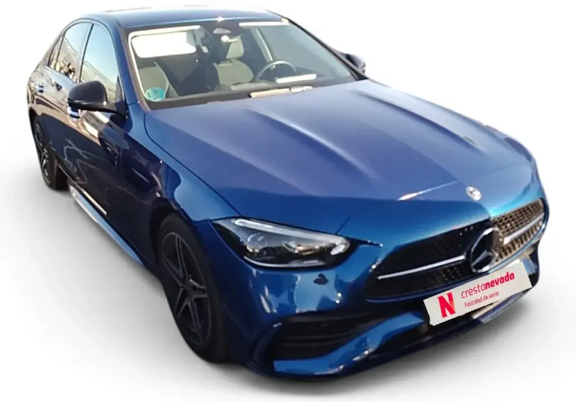 Usado Mercedes C200 163 CV (119 kW) 2022 Azul Berlina