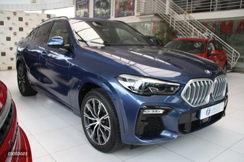 Usado BMW X6 286 CV (210 kW) 2021 Azul SUV
