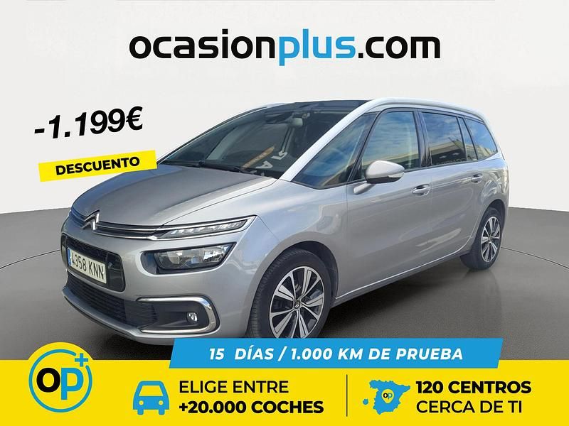 Usado Citroën C4 Feel 130 CV (95 kW) 2018 Gris Monovolumen