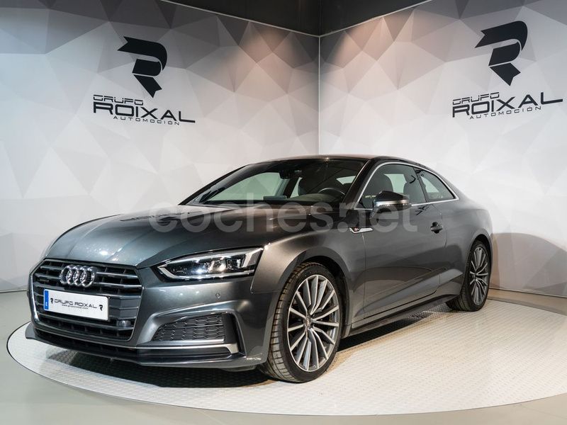 Gris Usado 2017 Audi A5 S-Line Coupe | 28.900 € (Caro) - Imagen 1/4