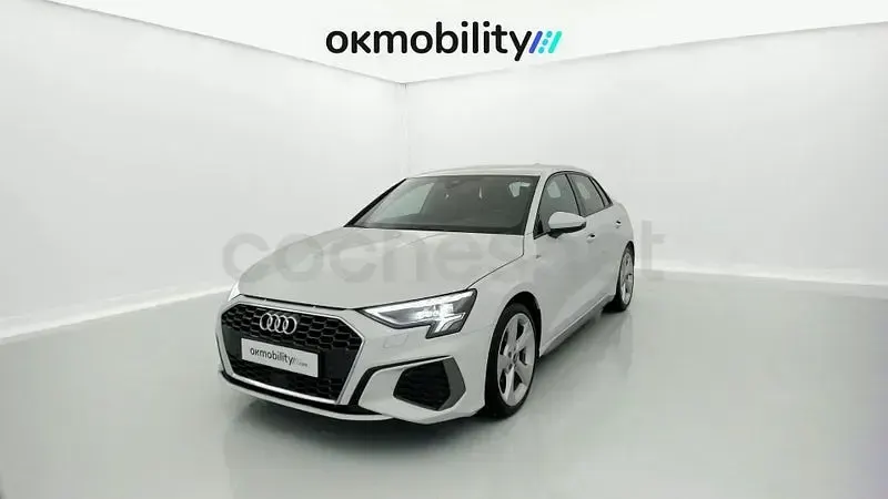 Usado Audi A3 S-Line 150 CV (110 kW) 2023 Blanco Berlina
