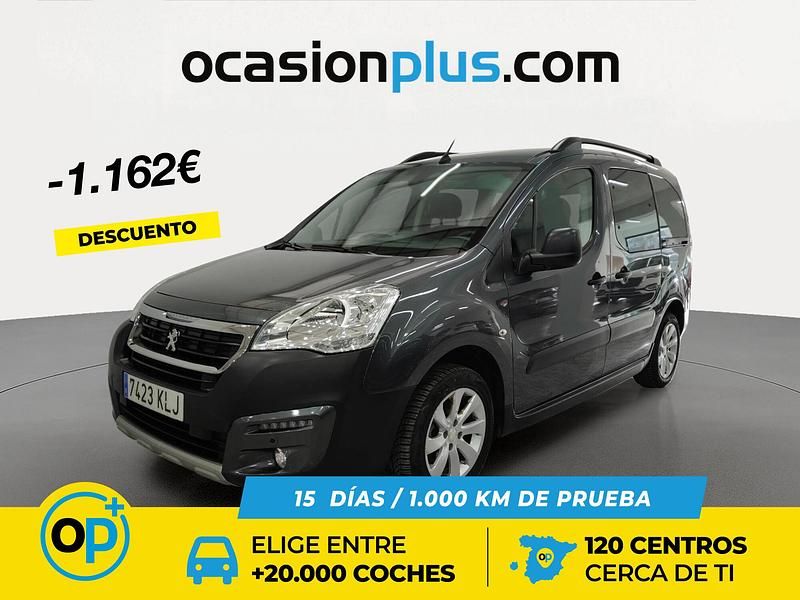 Usado Peugeot Partner 100 CV (73 kW) 2018 Gris