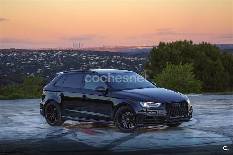 Usado Audi S3 Sport 300 CV (220 kW) 2014 Negro Berlina