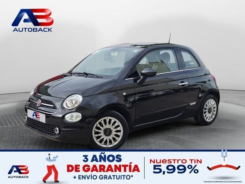 Negro Usado 2019 Fiat 500 Lounge Utilitario | 9950 € (Precio justo) - Imagen 1/2