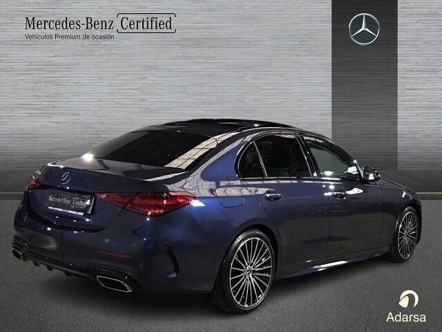 Usado Mercedes C220 AMG line 200 CV (147 kW) 2024 Azul sodalita