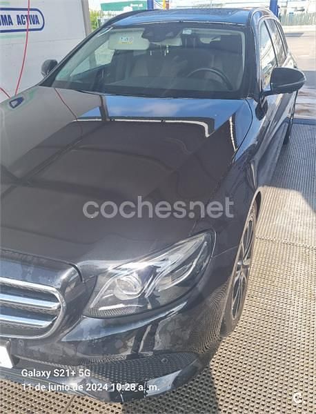 Usado Mercedes E220 194 CV (142 kW) 2017 Negro Familiar