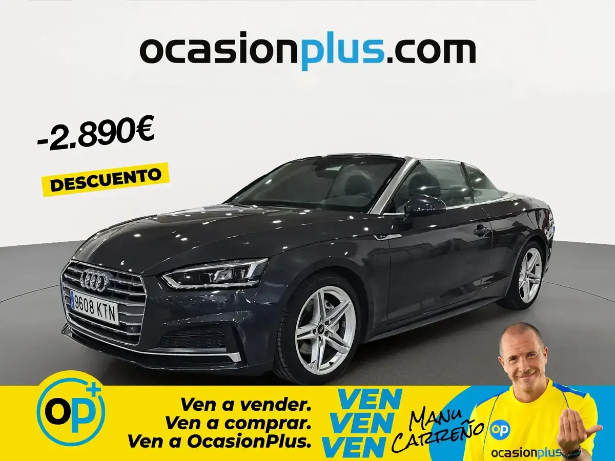 Usado Audi A5 Cabriolet S-Line 190 CV (139 kW) 2019 Descapotable