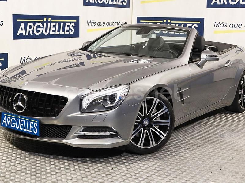 Usado Mercedes SL350 306 CV (225 kW) 2012 Gris / plata Descapotable