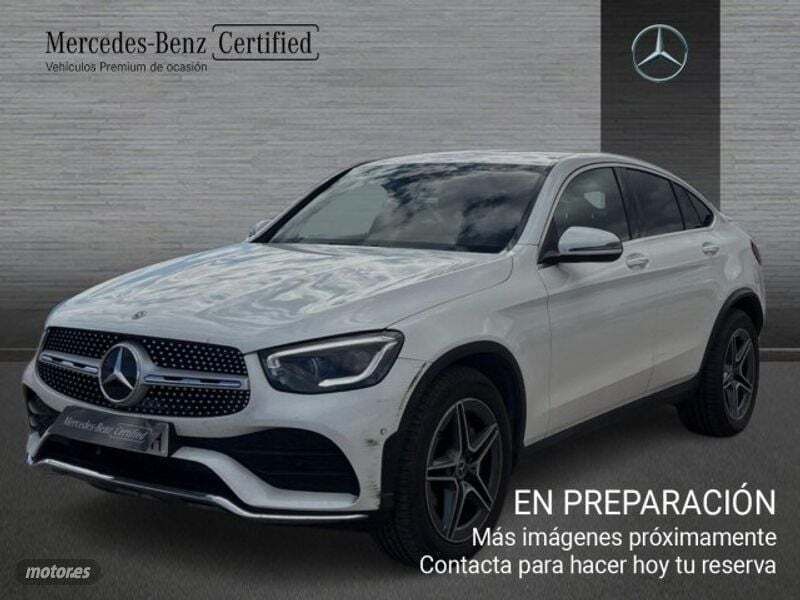 Designo blanco diamante bright Usado 2020 Mercedes GLC300 AMG line SUV | 47.990 € (Un poco caro) - Imagen 1/4