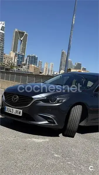 Usado Mazda 6 175 CV (128 kW) 2015 Negro Familiar