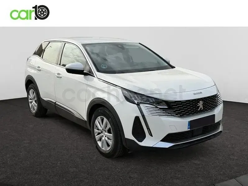 Usado Peugeot 3008 Active 130 CV (95 kW) 2021 Blanco SUV