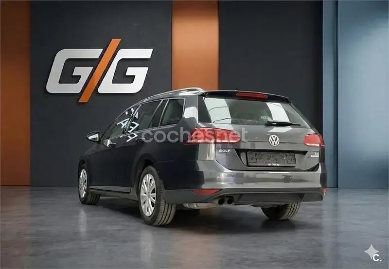 Usado VW Golf VII Advance 125 CV (91 kW) 2017 Gris / plata Familiar