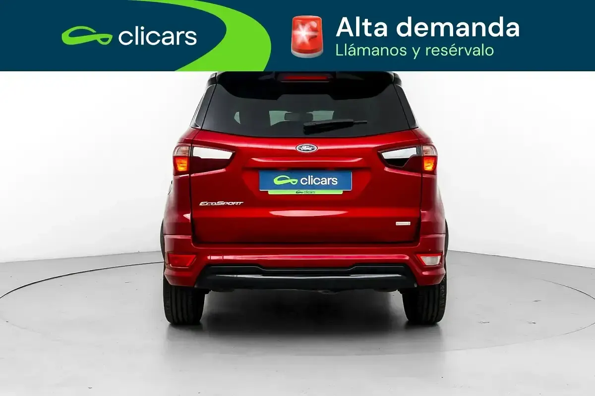 Usado Ford Ecosport Trend 125 CV (91 kW) 2018 Rojo SUV