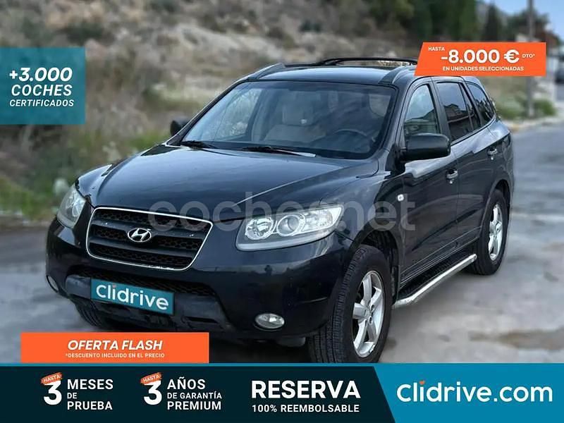 Negro Usado 2007 Hyundai Santa Fe Comfort SUV | 4390 € (Buen precio) - Imagen 1/3
