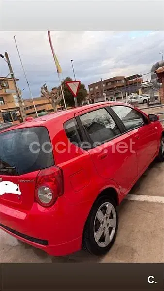 Usado Chevrolet Aveo LS 84 CV (61 kW) 2008 Rojo Berlina