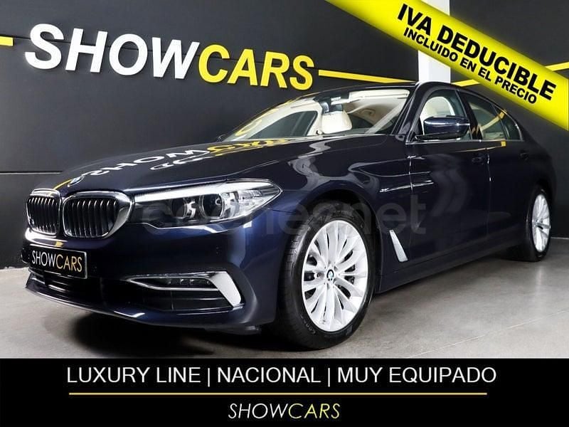 Usado BMW 520 Luxury Line 184 CV (135 kW) 2019 Azul Berlina
