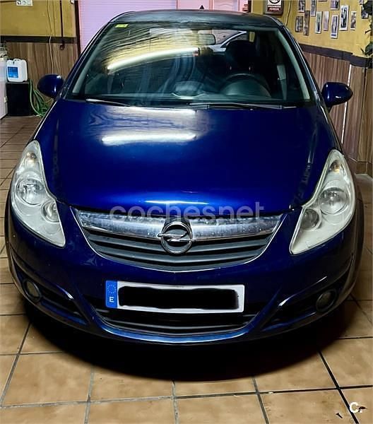 Azul Usado 2008 Opel Corsa Enjoy Berlina | 1250 € (Super precio) - Imagen 1/4