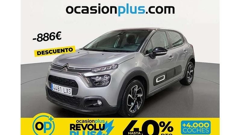Usado Citroën C3 Feel 82 CV (60 kW) 2022 Plateado Utilitario