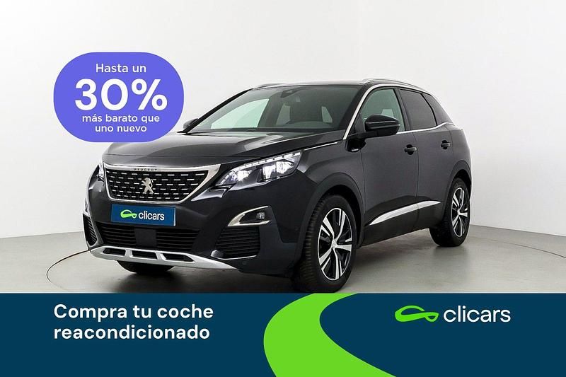 Negro Usado 2021 Peugeot 3008 GT-line SUV | 17.990 € (Un poco caro) - Imagen 1/4