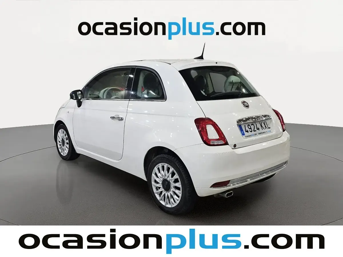 Usado Fiat 500 Lounge 69 CV (50 kW) 2019 Blanco Utilitario