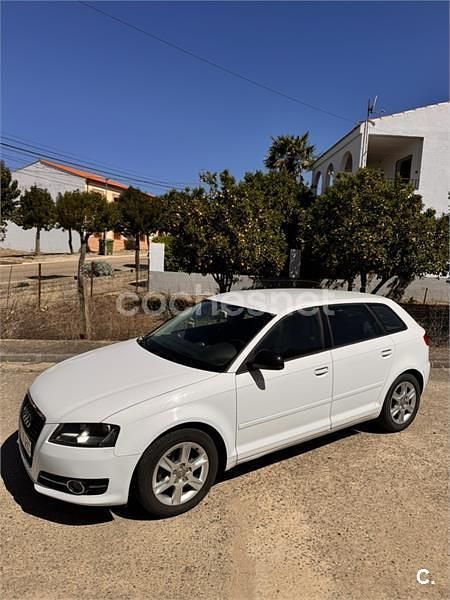 Usado Audi A3 Ambiente 105 CV (77 kW) 2010 Blanco Utilitario