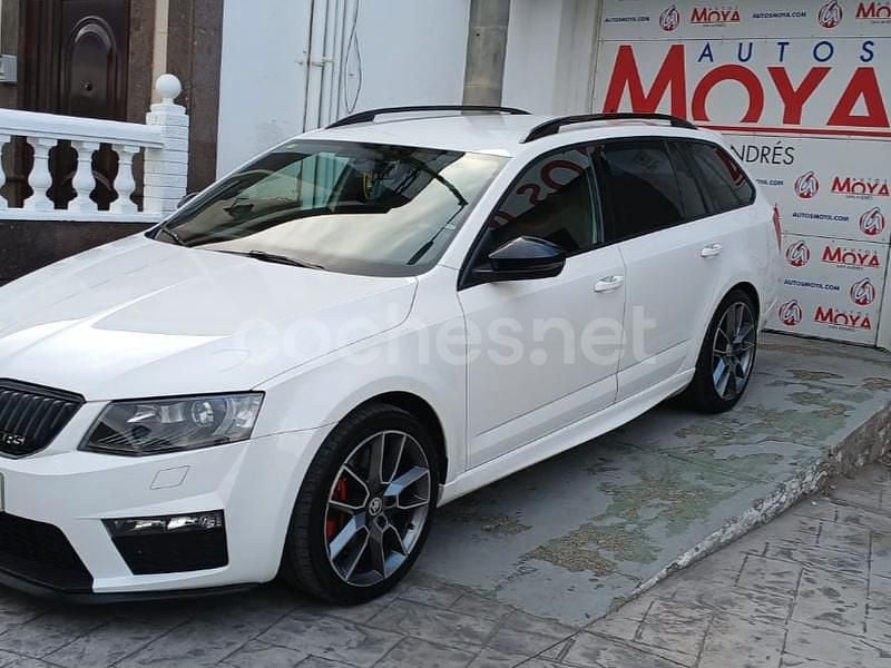 Blanco Usado 2014 Skoda Octavia RS Familiar | 20.400 € (Un poco caro) - Imagen 1/4