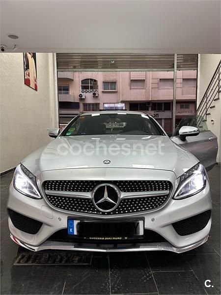 Gris / plata Usado 2017 Mercedes C220 AMG line Coupe | 26.500 € (Un poco caro) - Imagen 1/4