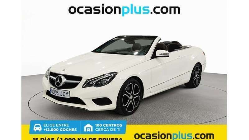 Blanco Usado 2015 Mercedes E400 Descapotable | 32.200 € - Imagen 1/4