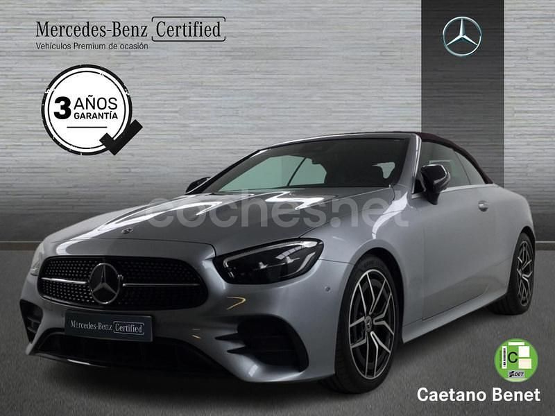 Gris / plata Usado 2023 Mercedes E220 Descapotable | 59.900 € (Precio justo) - Imagen 1/4