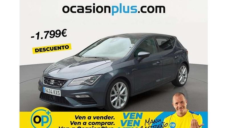 Usado Seat Leon FR 190 CV (139 kW) 2019 Gris Utilitario