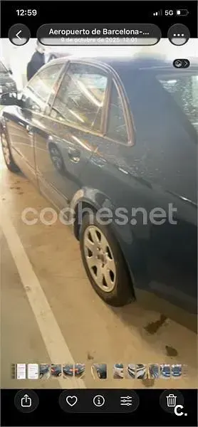 Usado Audi A4 150 CV (110 kW) 2001 Azul Berlina