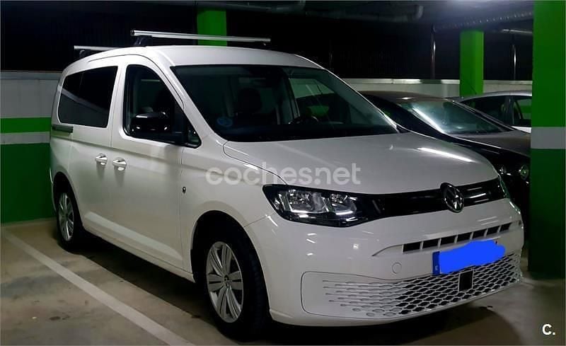 Blanco Usado 2021 VW Caddy Maxi Monovolumen | 22.500 € (Precio justo) - Imagen 1/4