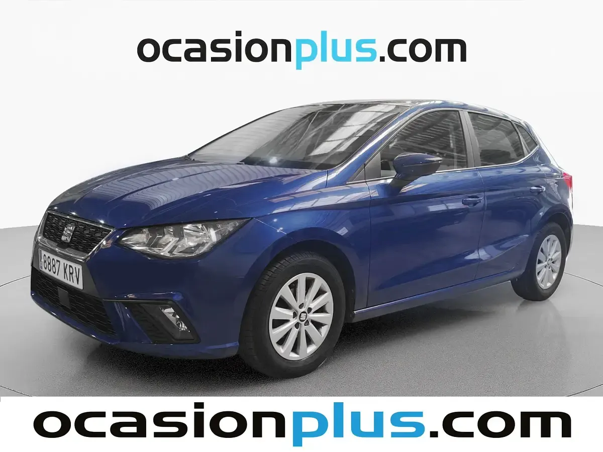 Usado Seat Ibiza Style 80 CV (58 kW) 2018 Azul Utilitario