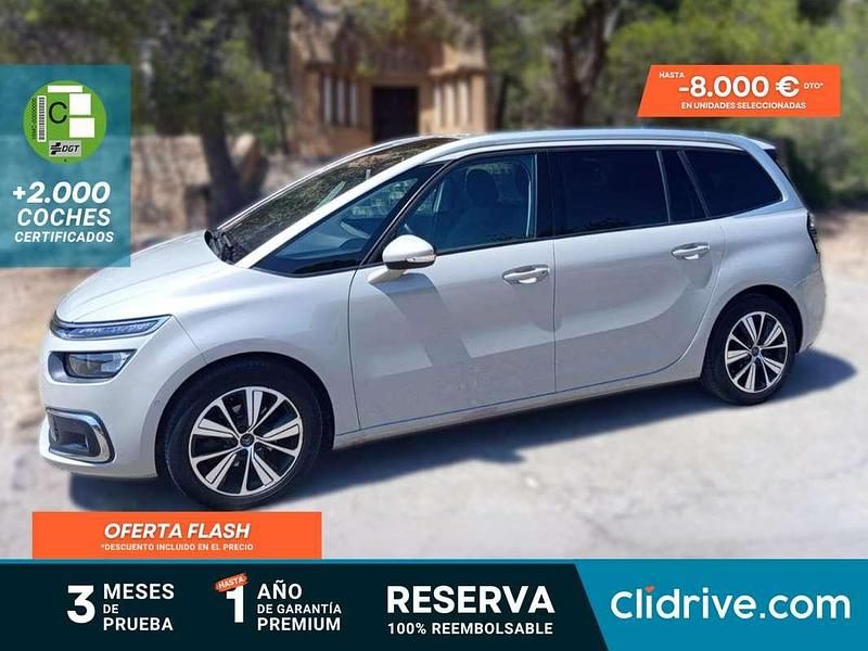 Gris Usado 2019 Citroën C4 SpaceTourer Feel Monovolumen | 13.790 € (Precio justo) - Imagen 1/3
