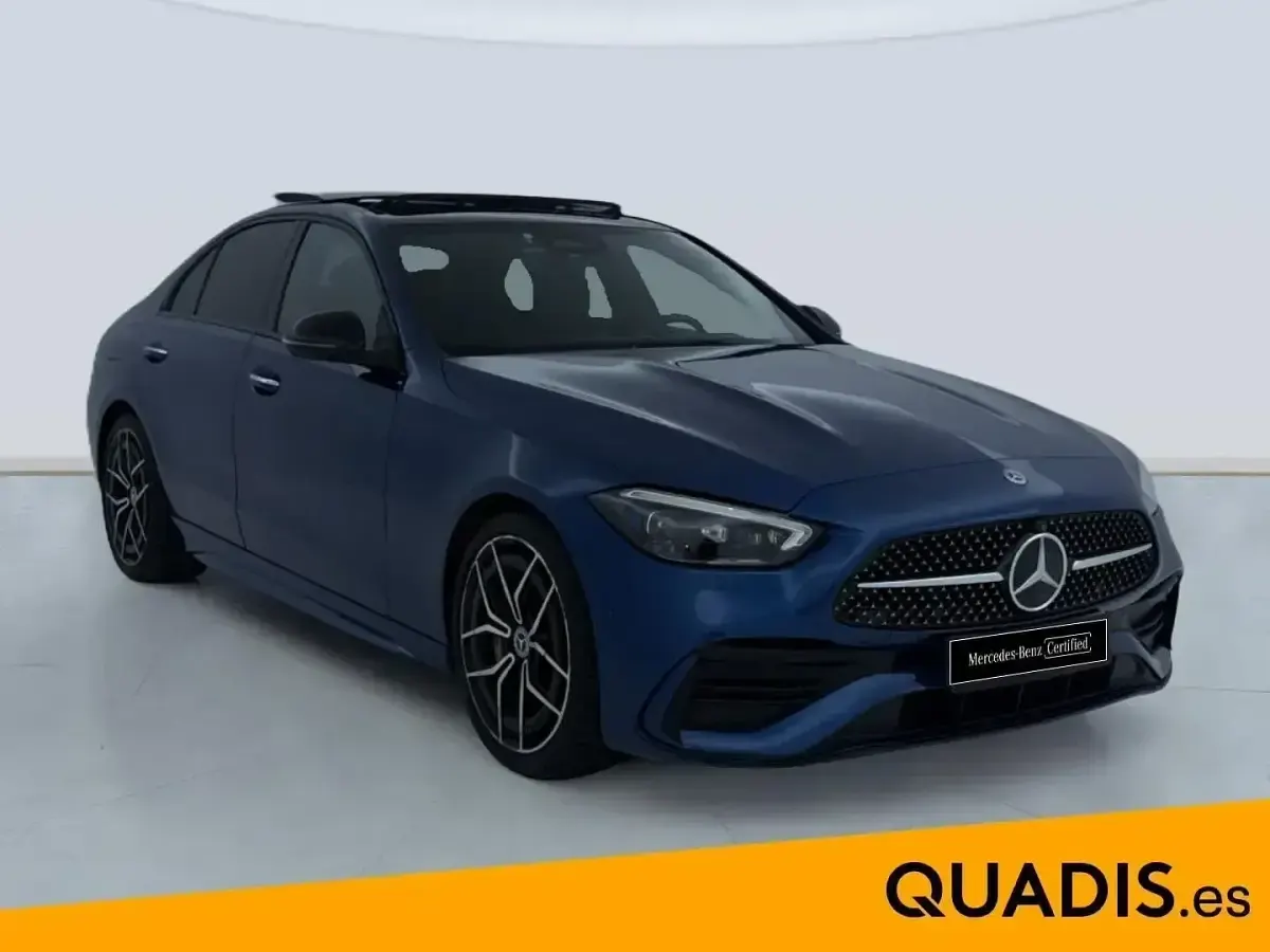 Usado Mercedes C220 200 CV (147 kW) 2021 Azul Berlina