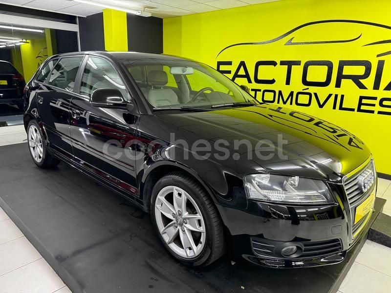 Negro Usado 2009 Audi A3 Sportback Berlina | 12.990 € (Un poco caro) - Imagen 1/4