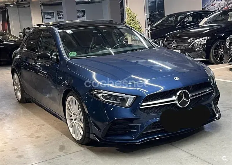 Usado Mercedes A35 AMG 306 CV (225 kW) 2019 Azul Berlina