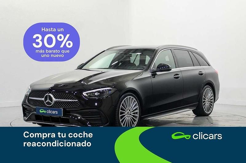 Negro Usado 2021 Mercedes C220 Familiar | 35.690 € (Precio justo) - Imagen 1/4