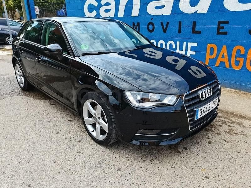 Usado Audi A3 150 CV (110 kW) 2016 Negro Berlina