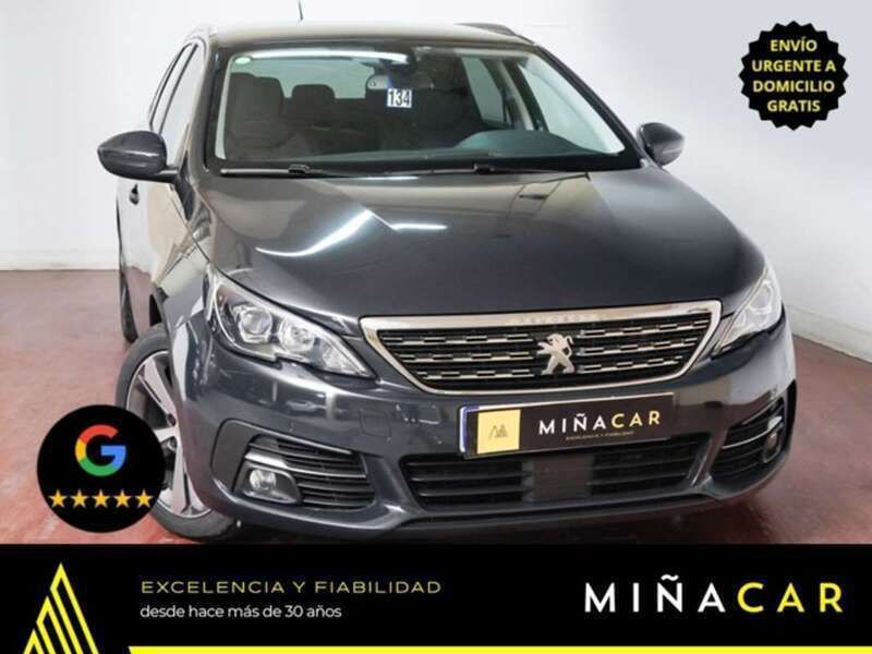 Negro Usado 2019 Peugeot 308 Allure Familiar | 11.240 € (Precio justo) - Imagen 1/4