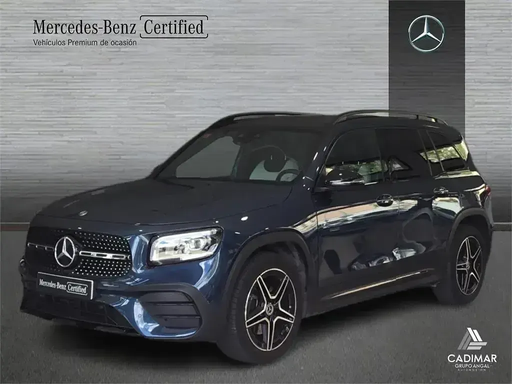 Usado Mercedes GLB200 150 CV (110 kW) 2021 Azul SUV