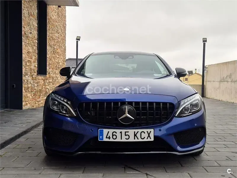 Usado Mercedes C43 AMG 390 CV (286 kW) 2017 Azul Coupe