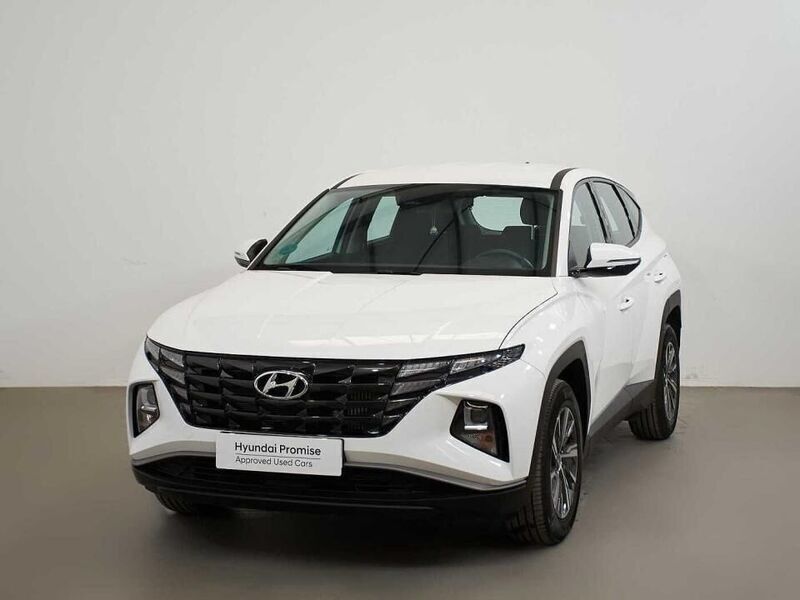 Atlas white Usado 2023 Hyundai Tucson SUV | 24.490 € (Precio justo) - Imagen 1/4