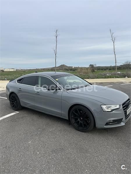Usado Audi A5 Sportback 150 CV (110 kW) 2013 Gris / plata Utilitario