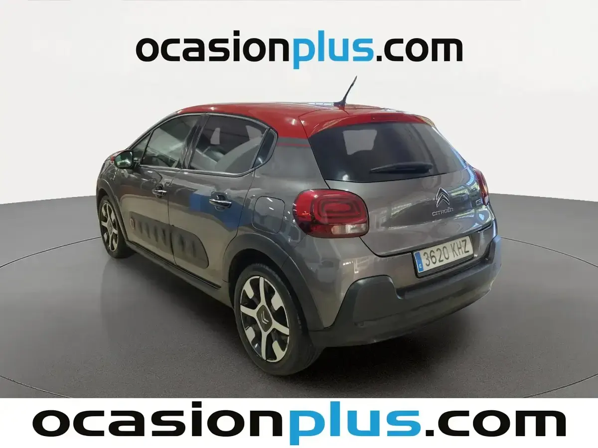 Usado Citroën C3 PureTech 110 CV (80 kW) 2018 Gris Utilitario