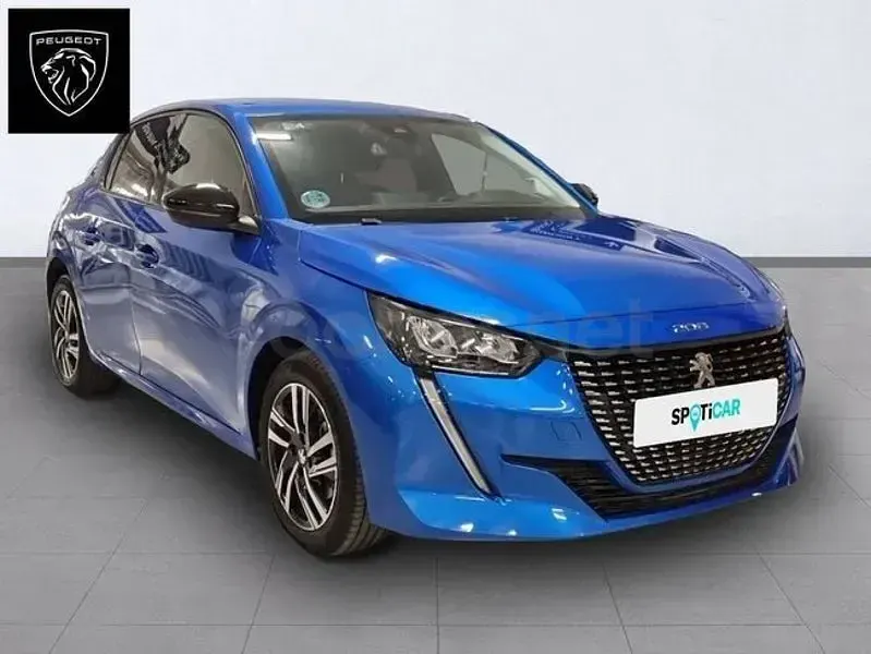 Usado Peugeot 208 Allure 100 CV (73 kW) 2023 Azul Utilitario