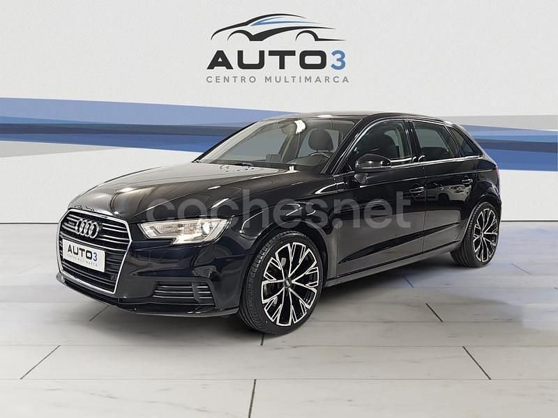 Usado Audi A3 150 CV (110 kW) 2017 Negro Berlina