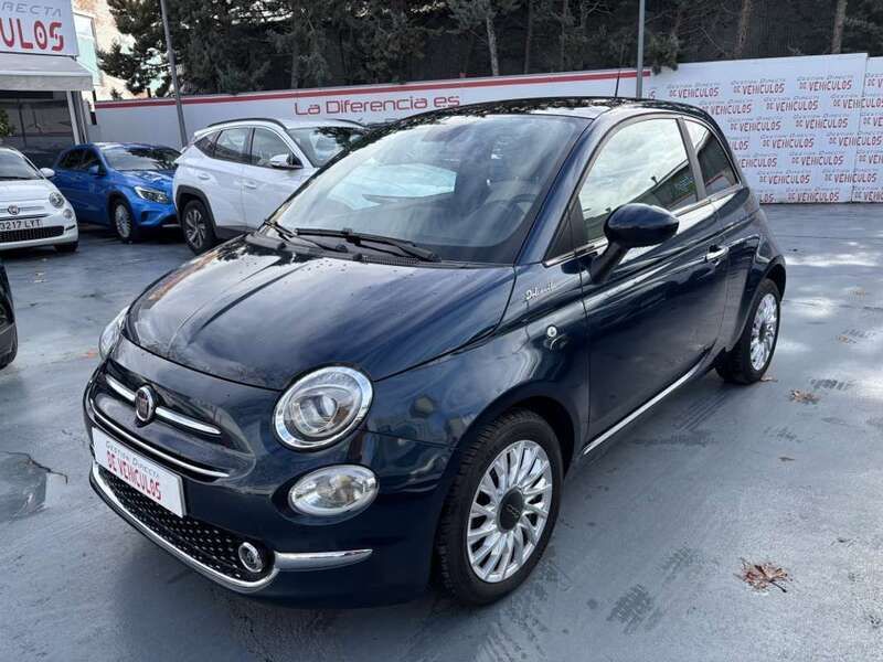 Azul Usado 2022 Fiat 500C Dolcevita Descapotable | 9290 € (Super precio) - Imagen 1/4