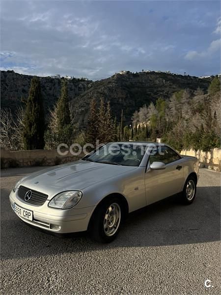 Gris / plata Usado 1999 Mercedes SLK200 Descapotable | 5100 € (Super precio) - Imagen 1/4