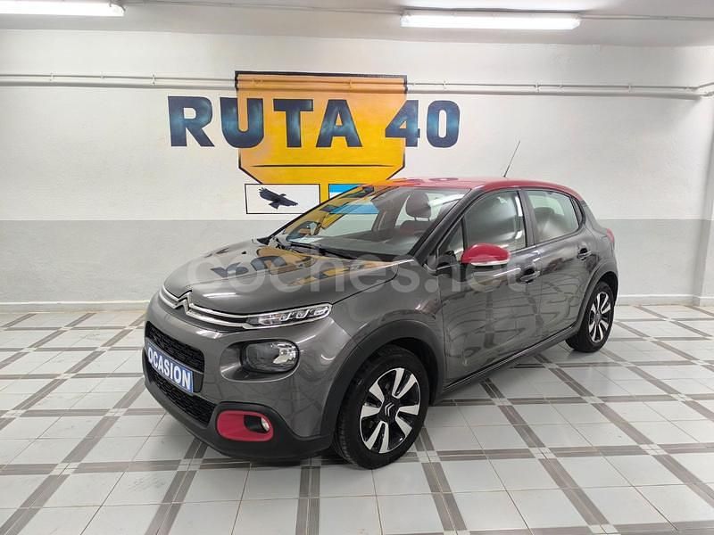 Gris / plata Usado 2019 Citroën C3 Feel Utilitario | 8490 € (Buen precio) - Imagen 1/4
